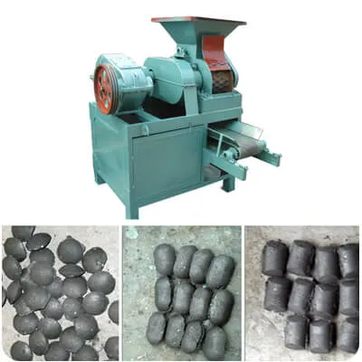 Charcoal briquettes press