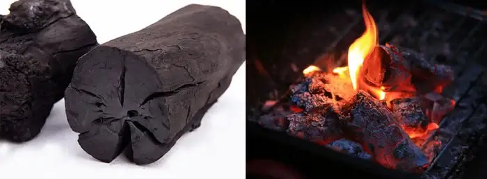 natural wood lump charcoal