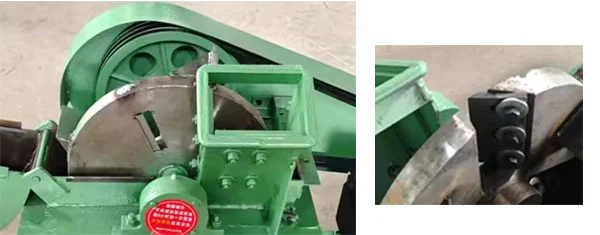 cutter head and blade of the wood shaving machine